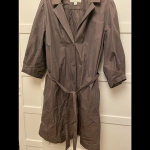 Lightweight coat, in a smoky grey